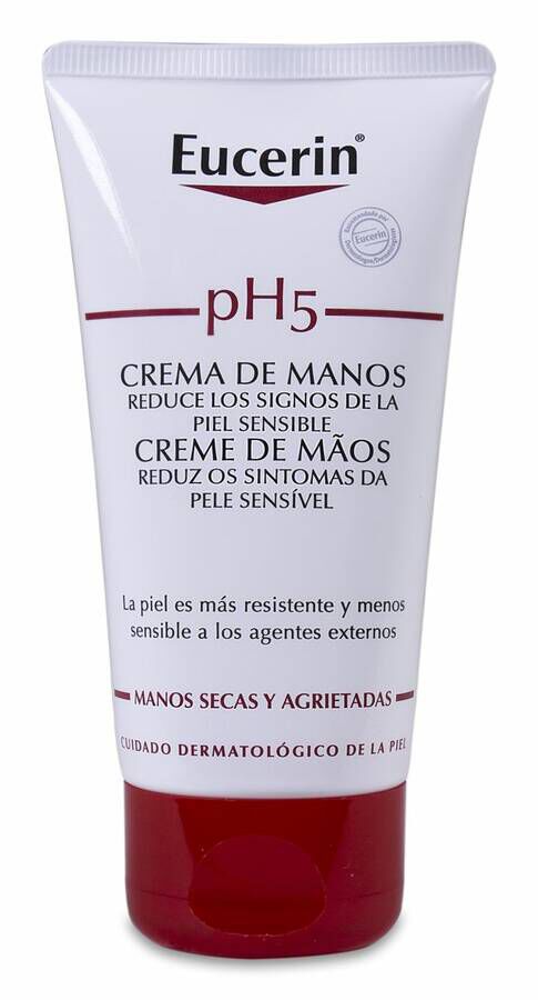 Eucerin Piel Sensible Ph-5 Crema De Manos, 75 ml