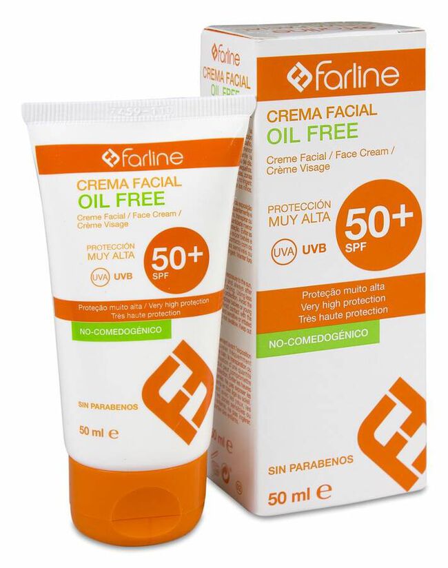 imagen de Farline Crema Facial Oil-free SPF 50+, 50 ml