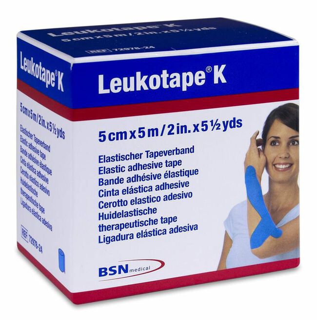 Leukotape K Azul Claro 5 cm x 5 m, 1 Ud