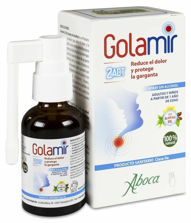 Golamir 2Act Spray sin Alcohol, 30 ml