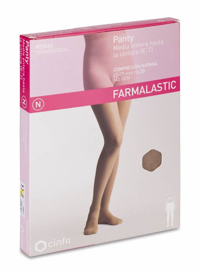Farmalastic Panty de Compresión Normal Camel Talla Pequeña, 1 Ud