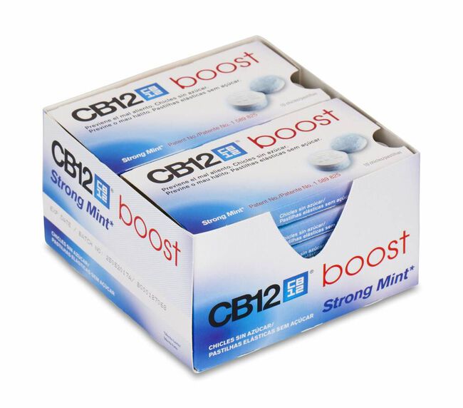 CB12 Boost Chicle Sin Azúcar, 10 Uds
