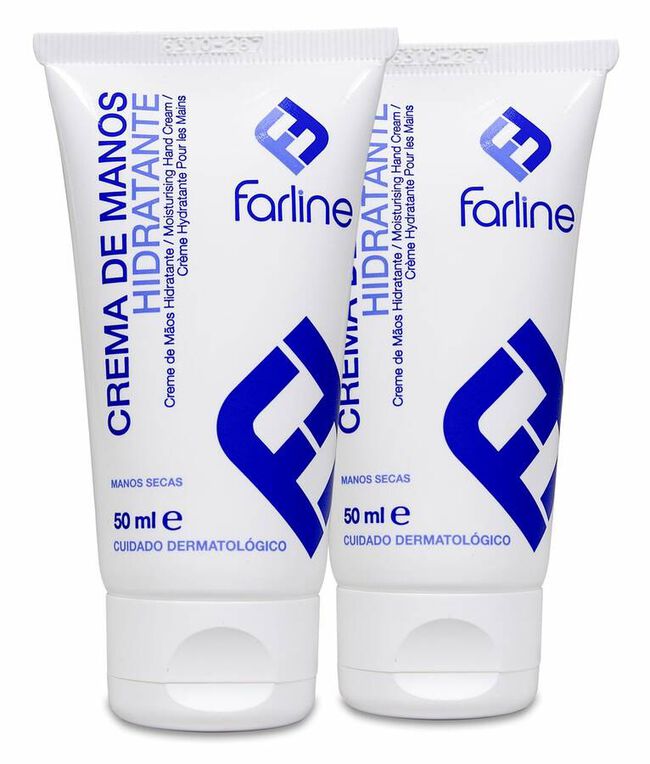 Pack Farline Crema de Manos Hidratante, 2 x 50 ml