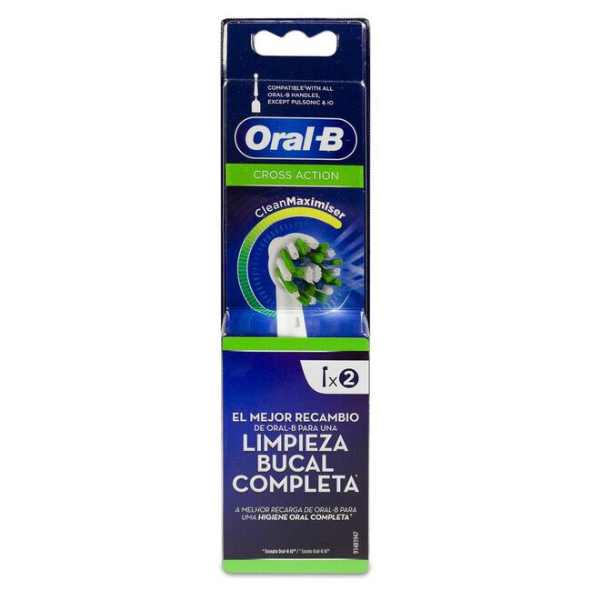 Oral-B Cabezal Recambio Cross Action, 2 uds