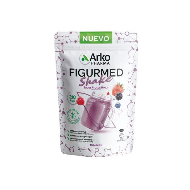 Arkopharma Figurmed Shake Frutos Rojos, 350 g