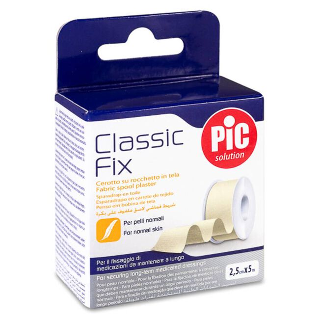 Pic Solution Classic Fix Color Blanco 2,5 cm x 5 m