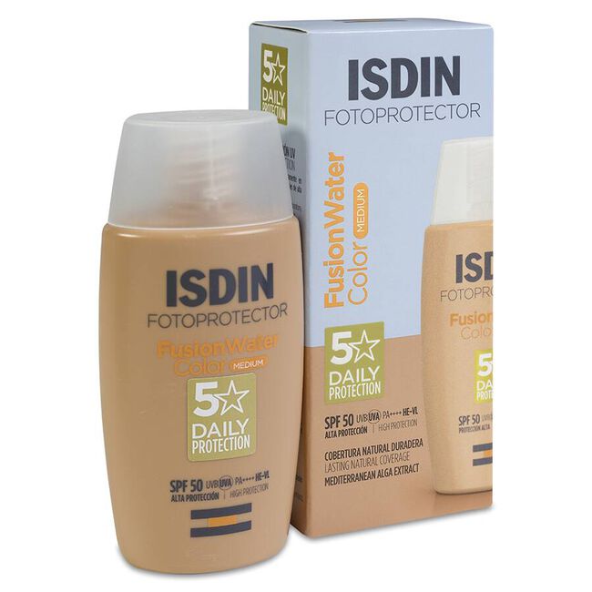 Isdin Fusion Water Color Medium Fotoprotector SPF 50, 50 ml