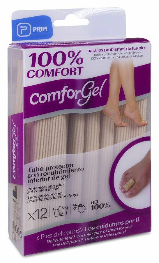 Comforgel Tubo Protector Gel 2,5 cm, 12 Uds