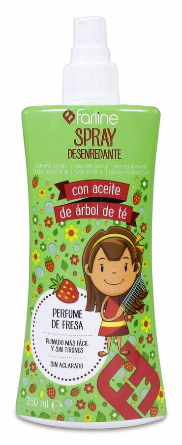 Farline Spray Desenredante con Árbol de Té, 250 ml