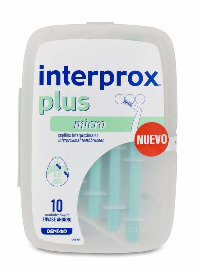 Interprox Plus Micro Cepillo Dental Interproximal, 10 Uds
