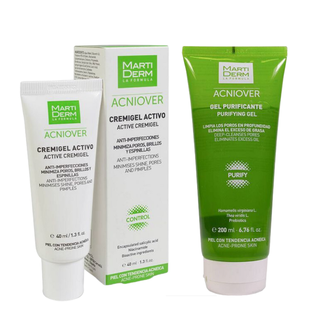 Pack MartiDerm Acniover Cremigel + Gel Purificante
