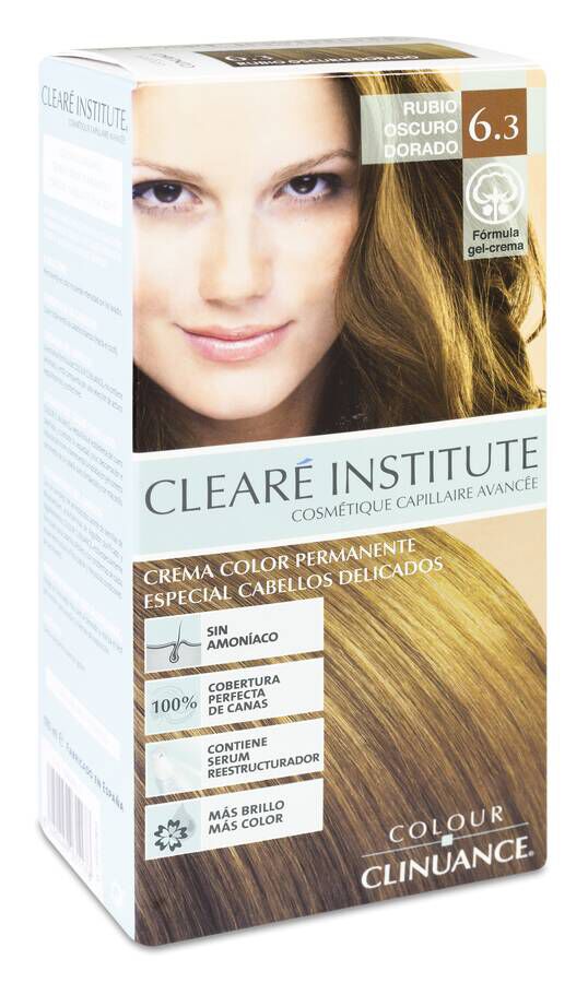 Cleare Institute Tinte Permanente 6.3 Rubio Oscuro Dorado