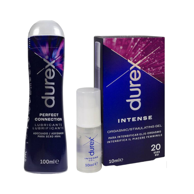 Pack Durex Intense Orgasmic Gel + Lubricante Perfect Connection