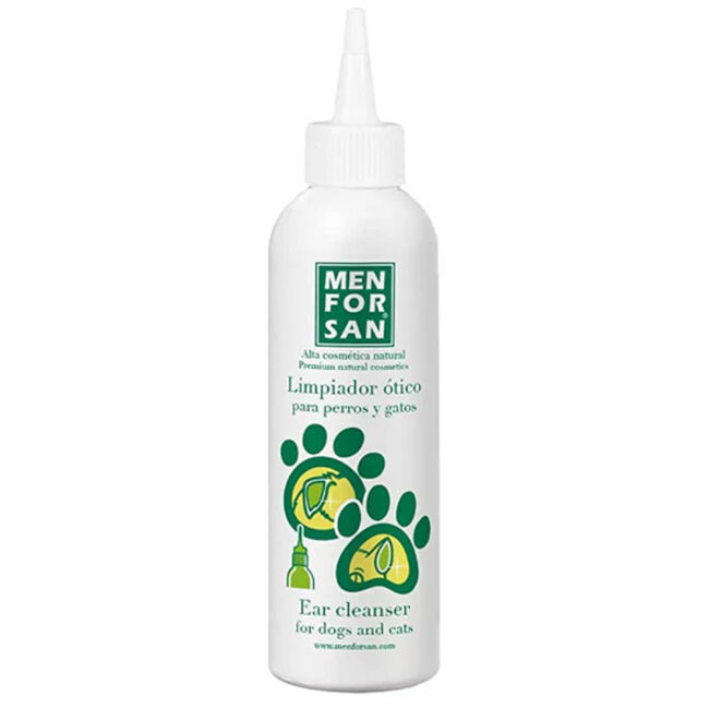 Menforsan Limpiador Óptico para Perros y Gatos, 125 ml