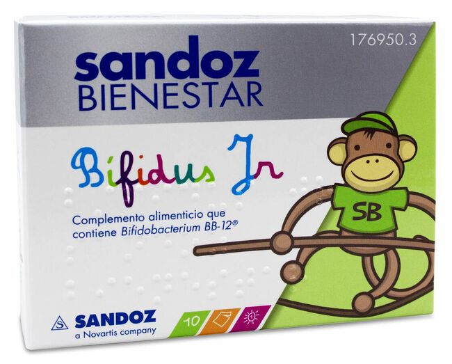 Sandoz Bienestar Bífidus Junior, 10 Sobres