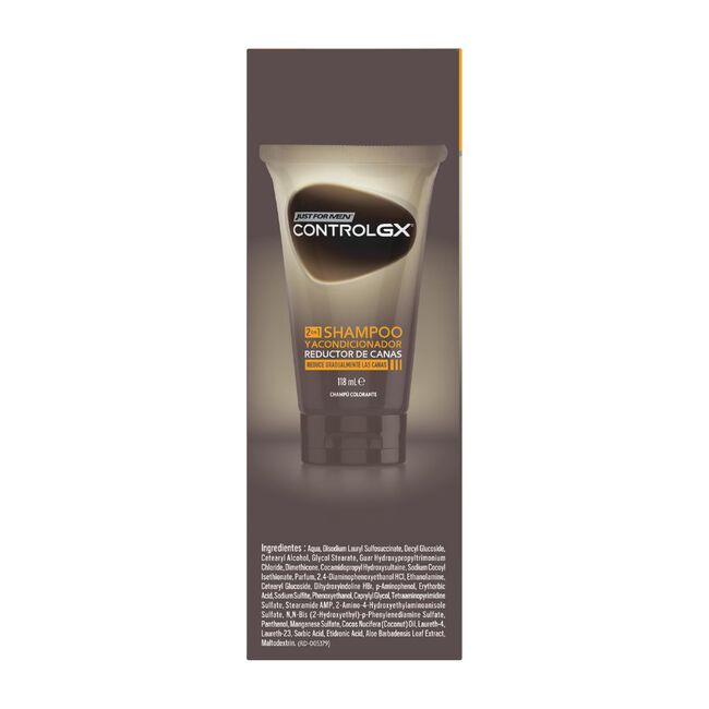Just For Men Control GX Champú y Acondicionador reductor de canas, 118 ml