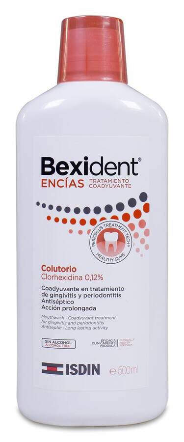 Isdin Bexident Encías Colutorio Clorhexidina 0,12%, 500 ml