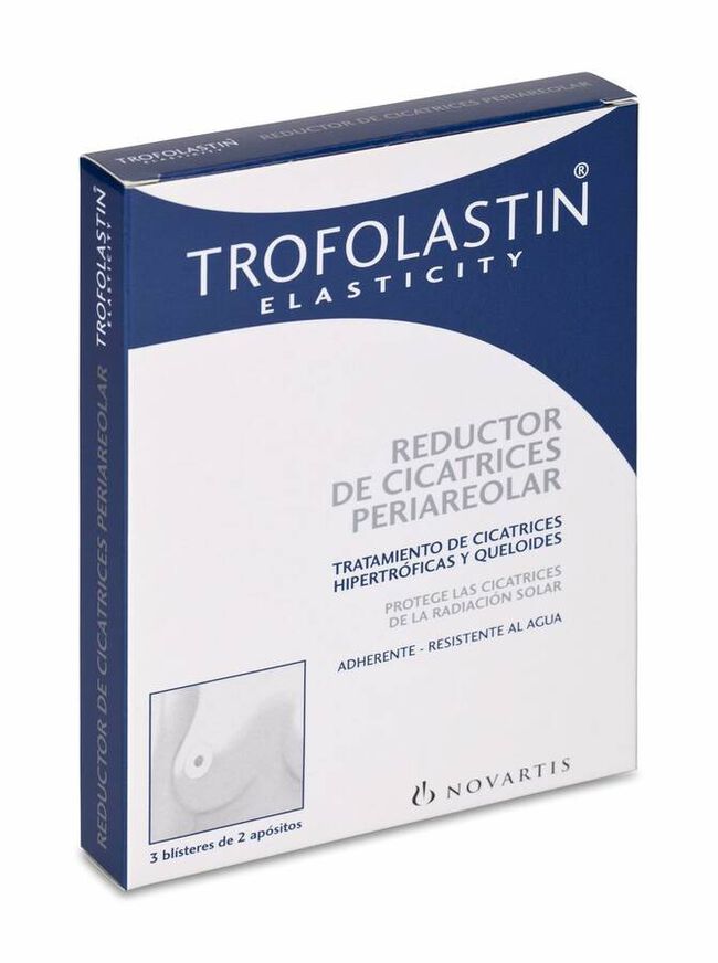 Trofolastin Reductor De Cicatrices Periareolar, 6 Uds