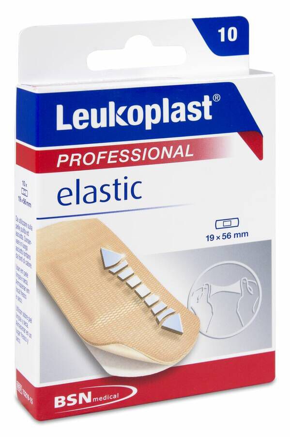 Leukoplast Elastic 19 mm x 56 mm, 10 Uds