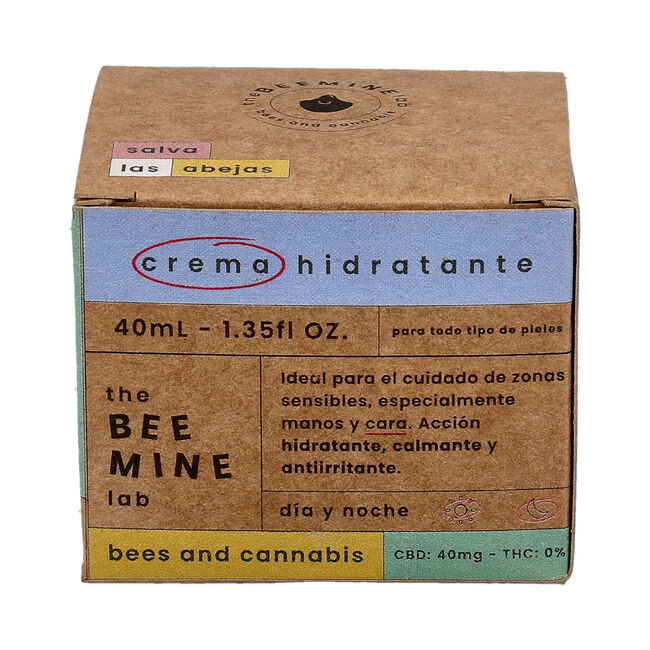 Beemine Crema Hidratante CBD Y Miel, 45 ml