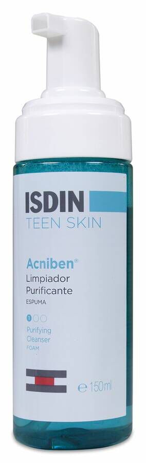 Isdin Acniben Limpiador Purificante Espuma, 150 ml