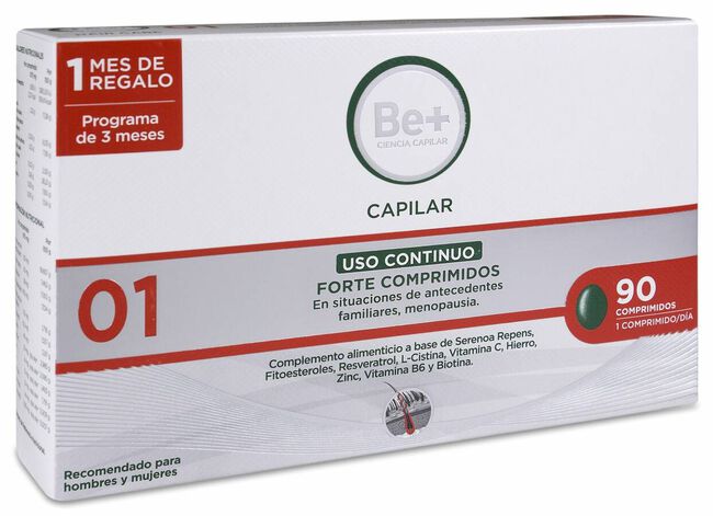 Be+ Capilar Anticaída Contínua, 60 Comprimidos