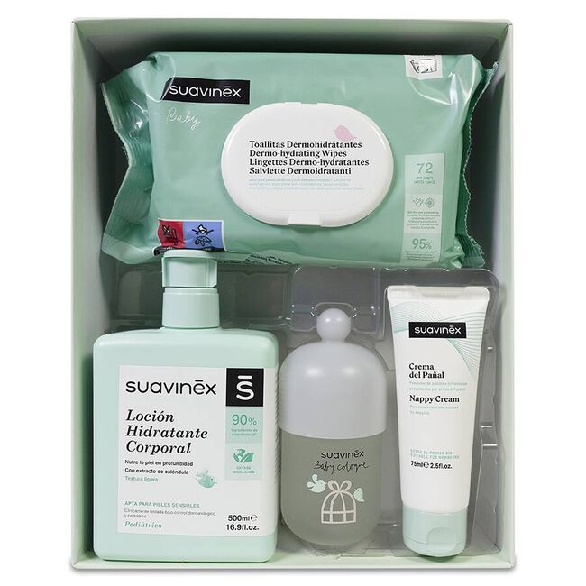 Suavinex Canastilla Bebé Azul, 1 Ud