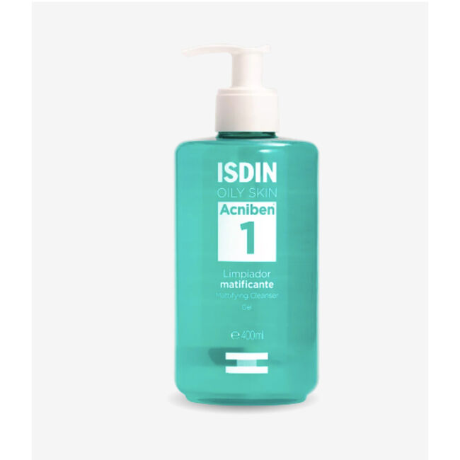 Isdin Acniben Gel Limpiador Matificante, 400ml