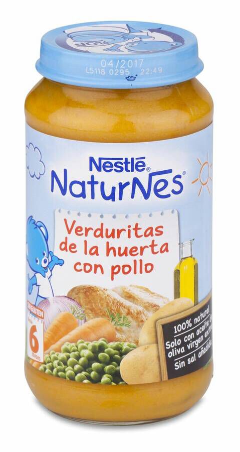 Nestl&eacute; Naturnes Pur&eacute; De Verduras y Pollo