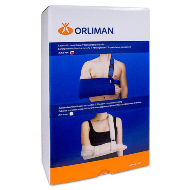Orliman Cabestrillo Inmovilizador Azul C-43A Talla 3 >42 cm, 1 Unidad