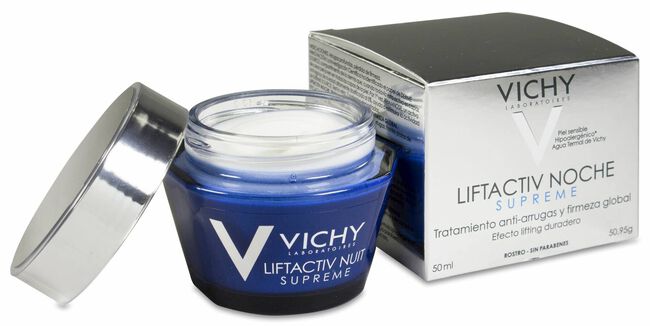 Vichy Liftactiv Noche Tratamiento Antiarrugas y Firmeza Global, 50ml