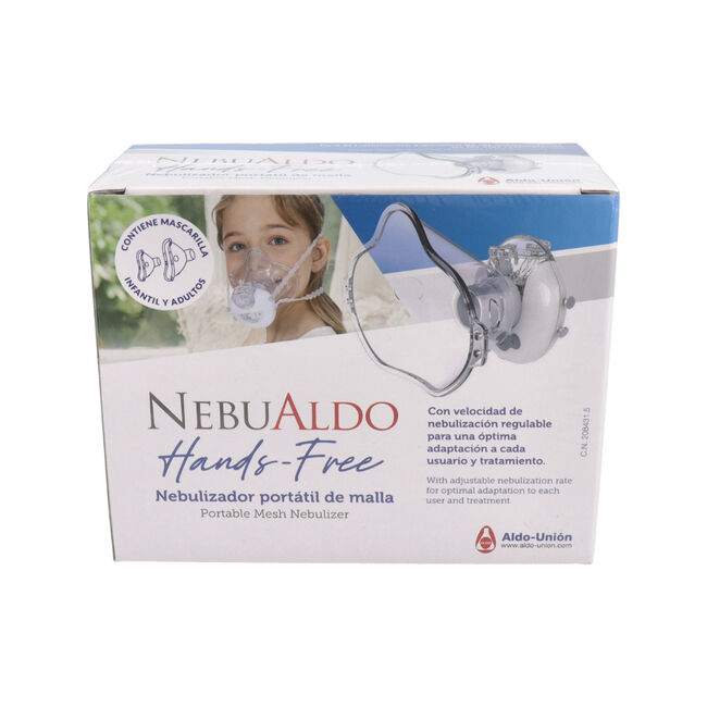 Nebualdo Hands Free Nebulizador Portátil de Malla, 1 unidad