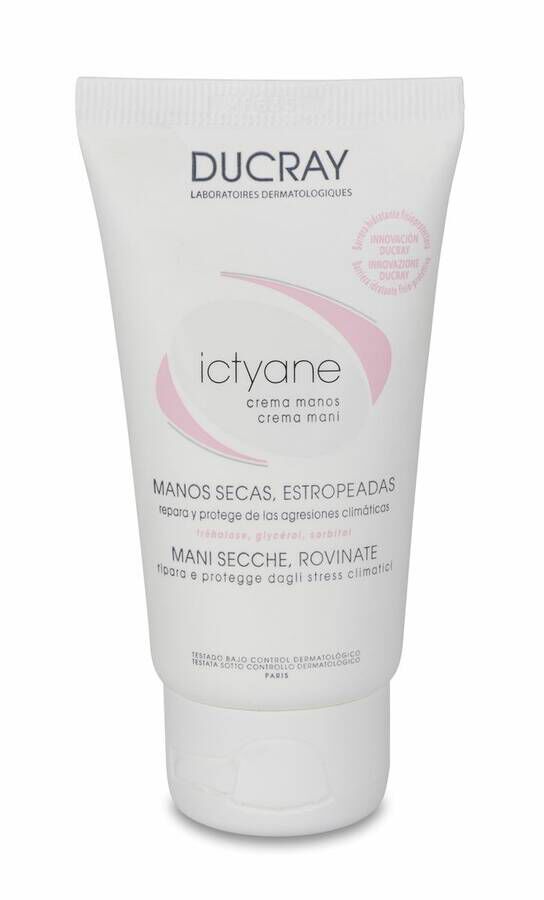 Ducray Ictyane Crema De Manos, 50 ml