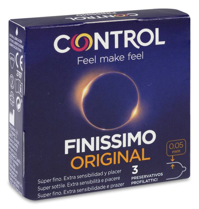 Control Finissimo Preservativos, 3 unidades