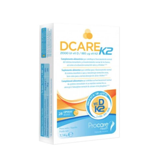 Dcare K2, 28 cápsulas