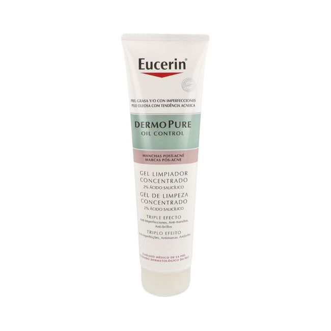 Eucerin Dermopure Gel Limpiador Triple Efecto, 150 ml