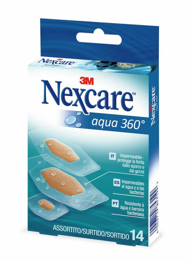 Nexcare Aqua 360º Surtido, 14 Uds