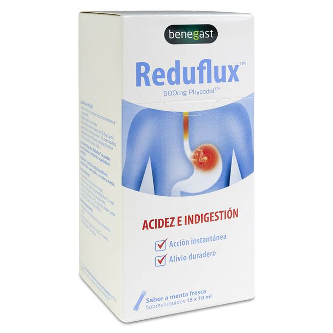 Benegast Reduflux Líquido, 15 Sobres