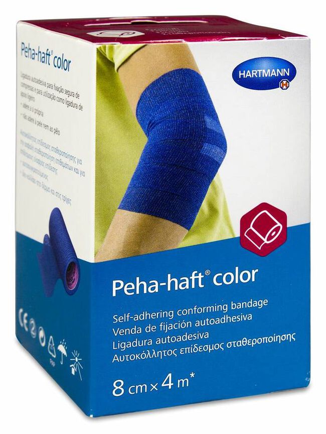 Peha-Haft Color Venda Azul 8 cm x 4 m 1 Ud