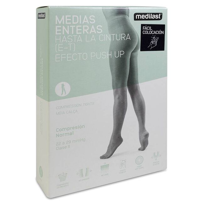 Medilast Panty para Varices de Fácil Colocación 432 Negro Talla S, 1 Unidad