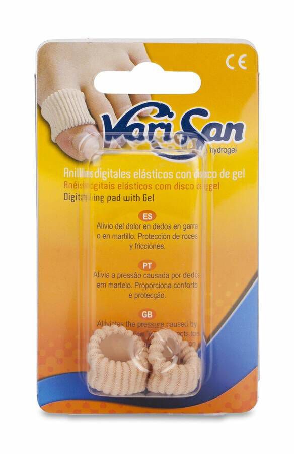 Varisan Anillo Digital con Gel Talla Mediana, 2 Uds