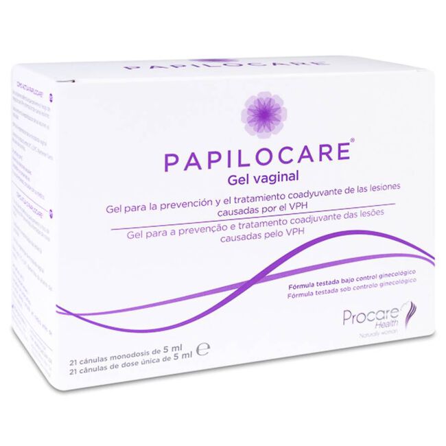 Papilocare Gel Vaginal 5 ml, 21 Cánulas