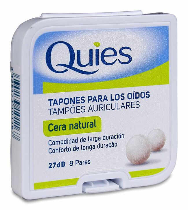 Quies Tapones para los Oídos Cera, 16 Uds