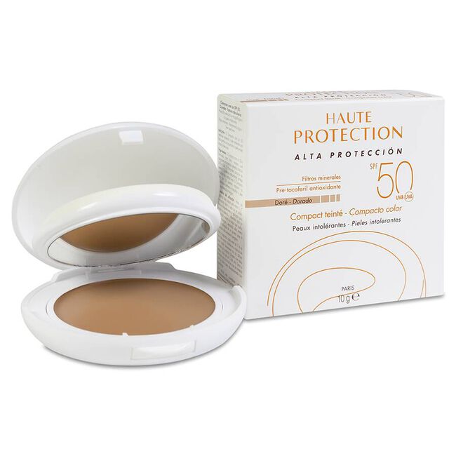 Avène Solar Compacto Coloreado Dorado SPF 50, 10 g
