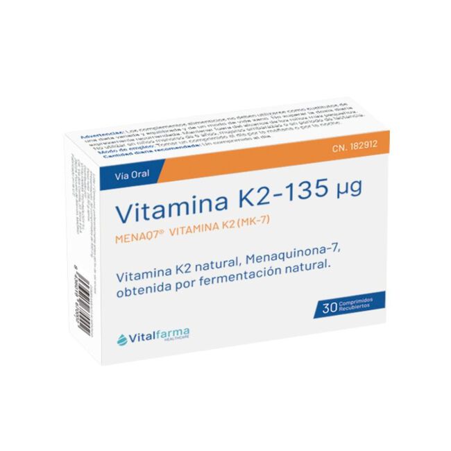Vitalfarma Vitamina K2 (MK-7), 30 cápsulas 