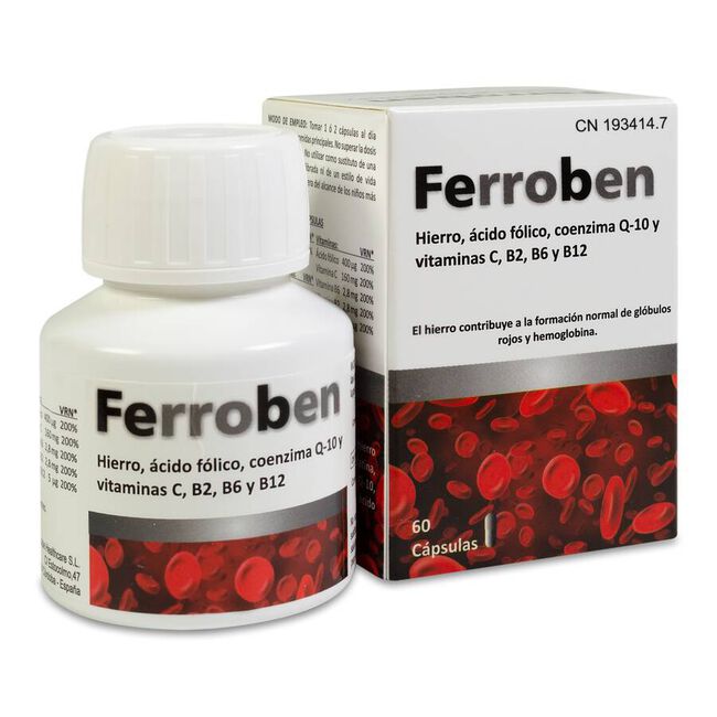 Ferroben, 60 Cápsulas