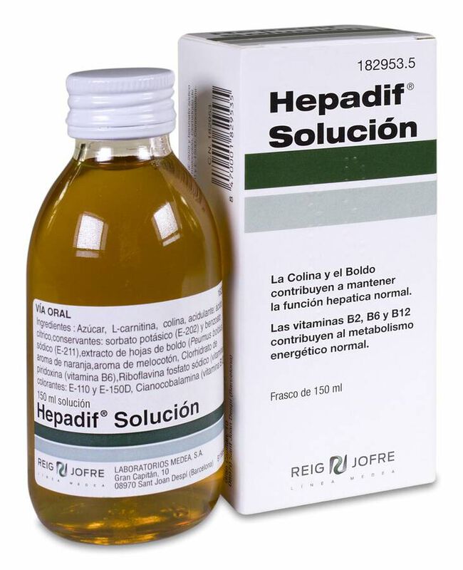 Reig Jofre Hepadif Solución, 150 ml
