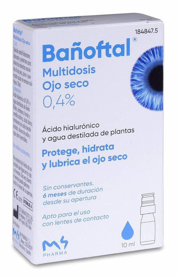 Bañoftal Multidosis 0,4%, 10 ml