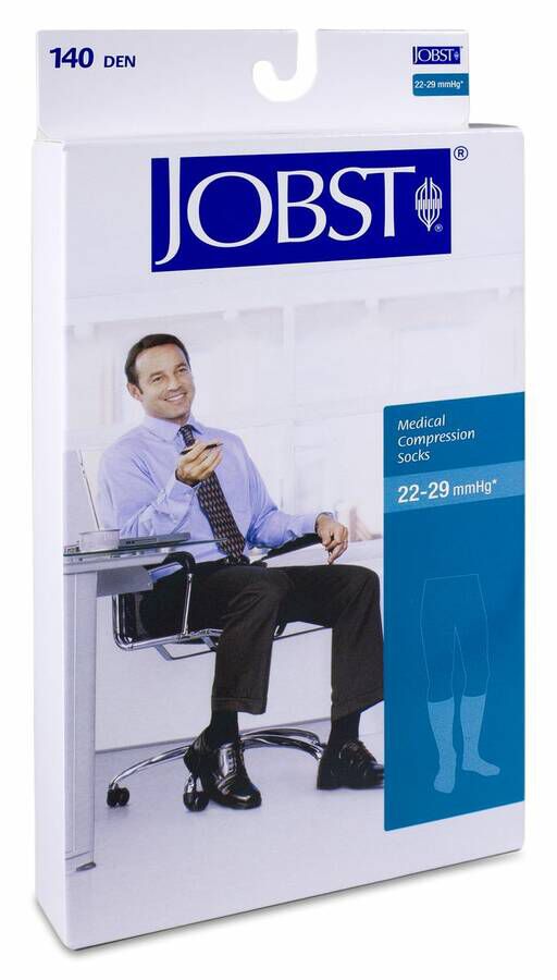 Jobst Calcetín de Compresión Normal Negro Talla Mediana, 2 Unidades
