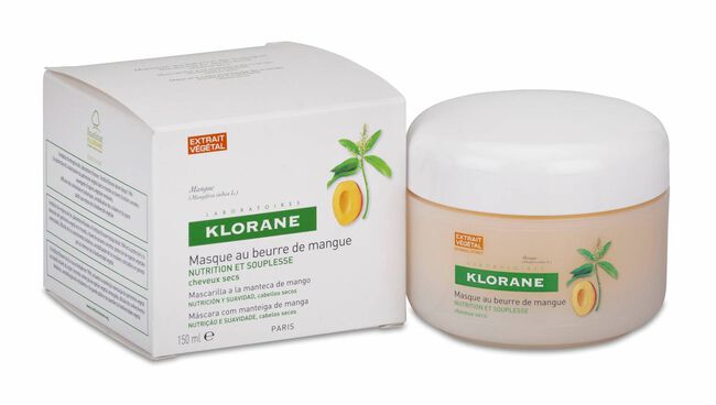 Klorane Mascarilla Reparadora a la Manteca de Mango, 150 ml